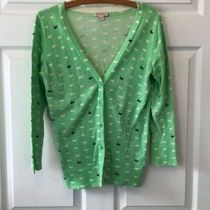 3/4 Sleeve Whale Cardigan